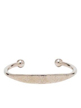 Louis Vuitton Monogram Jonck Bracelet M Silver Metal